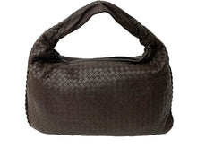 画像をギャラリービューアに読み込む, 極美品 BOTTEGAVENETA ボッテガヴェネタ ワンショルダーバッグ イントレチャート 115654-V0013 2040 レザー ダークブラウン 中古 66957