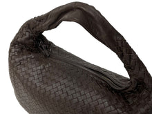画像をギャラリービューアに読み込む, 極美品 BOTTEGAVENETA ボッテガヴェネタ ワンショルダーバッグ イントレチャート 115654-V0013 2040 レザー ダークブラウン 中古 66957
