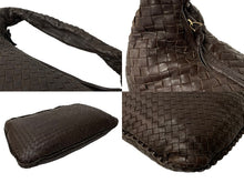 画像をギャラリービューアに読み込む, 極美品 BOTTEGAVENETA ボッテガヴェネタ ワンショルダーバッグ イントレチャート 115654-V0013 2040 レザー ダークブラウン 中古 66957