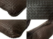 画像をギャラリービューアに読み込む, 極美品 BOTTEGAVENETA ボッテガヴェネタ ワンショルダーバッグ イントレチャート 115654-V0013 2040 レザー ダークブラウン 中古 66957