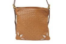 画像をギャラリービューアに読み込む, 極美品 BOTTEGAVENETA ボッテガ ヴェネタ ショルダーバッグ 肩掛け イントレチャート 170022 VACG2 2064 ブラウン 中古 66958