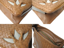 画像をギャラリービューアに読み込む, 極美品 BOTTEGAVENETA ボッテガ ヴェネタ ショルダーバッグ 肩掛け イントレチャート 170022 VACG2 2064 ブラウン 中古 66958