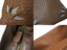 画像をギャラリービューアに読み込む, 極美品 BOTTEGAVENETA ボッテガ ヴェネタ ショルダーバッグ 肩掛け イントレチャート 170022 VACG2 2064 ブラウン 中古 66958