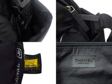 画像をギャラリービューアに読み込む, CHANEL シャネル スポーツライン スポーツバッグ ボストンバッグ 2WAY ショルダーバッグ ナイロン ブラック ホワイト 美品 中古 66961