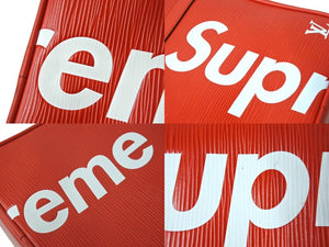 SUPREME シュプリーム LOUISVUITTON ルイヴィトン ダヌーブPM エピ Ｍ53417 17AW レッド 美品 中古 4c066305