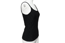 画像をギャラリービューアに読み込む, 極美品 FENDI フェンディ キャミソール サイズ38 ズッカ柄 総柄 ヴィンテージ ブラック ナイロン ポリエステル 12.564310 中古 66967