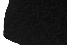 画像をギャラリービューアに読み込む, 極美品 FENDI フェンディ キャミソール サイズ38 ズッカ柄 総柄 ヴィンテージ ブラック ナイロン ポリエステル 12.564310 中古 66967