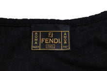 Load image into Gallery viewer, 極美品 FENDI フェンディ キャミソール サイズ38 ズッカ柄 総柄 ヴィンテージ ブラック ナイロン ポリエステル 12.564310 中古 66967