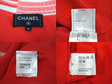 画像をギャラリービューアに読み込む, CHANEL シャネル カシミヤ セーター ニット P61035K46366 サイズM ココマーク Vネック スリット ピンク 美品 中古 66978