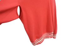 画像をギャラリービューアに読み込む, CHANEL シャネル カシミヤ セーター ニット P61035K46366 サイズM ココマーク Vネック スリット ピンク 美品 中古 66978