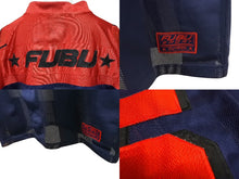 Load image into Gallery viewer, FUBU フブ ゲームシャツ フットボールシャツ ヴィンテージ サイズXL ネイビー レッド メッシュ ポリエステル 美品 中古 66991