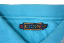 Load image into Gallery viewer, COOGI クージー ポロシャツ 半袖シャツ ボーダー 刺繍 ビッグサイズ コットン マルチカラー サイズ4XL 美品 中古 66995