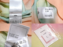 画像をギャラリービューアに読み込む, 新品同様 CHANEL シャネル ニットセーター P76514K11003 サイズ38 ボーダー グラデーション ココマーク ボタン 中古 67002