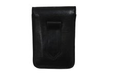 画像をギャラリービューアに読み込む, CHROME HEARTS クロムハーツ シガレットケース ダガー レザー ブラック シルバー925 美品 中古 67011