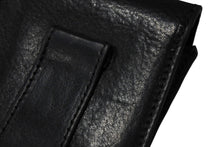 画像をギャラリービューアに読み込む, CHROME HEARTS クロムハーツ シガレットケース ダガー レザー ブラック シルバー925 美品 中古 67011