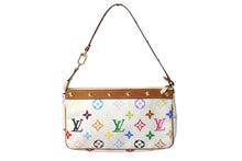 Load image into Gallery viewer, LOUIS VUITTON ルイヴィトン ポシェット アクセソワール M92649 モノグラムキャンバス ゴールド金具 村上隆 マルチカラー 美品 中古 67021