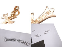 画像をギャラリービューアに読み込む, 極美品 CHROME HEARTS クロムハーツ 22K 22K スモールクロス withベイル パヴェダイヤ ペンダント 中古 67023