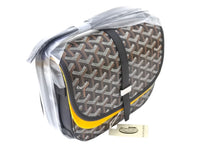 画像をギャラリービューアに読み込む, 新品未使用品 GOYARD ゴヤール ベルヴェデール PM ショルダーバッグ BELVE3PMLTY01CG01P ヘリンボーン ブラック 中古 67027