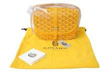 Load image into Gallery viewer, 新品未使用品 GOYARD ゴヤール ベルヴェデール PM ショルダーバッグ BELVE3PMLTY08CG08P ヘリンボーン イエロー 中古 67029