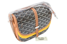 画像をギャラリービューアに読み込む, 新品未使用品 GOYARD ゴヤール ベルヴェデール PM ショルダーバッグ BELVE3PMLTY01CG03P ヘリンボーン ブラウン 中古 67031