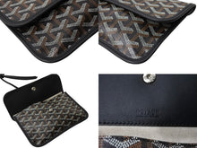 画像をギャラリービューアに読み込む, 極美品 GOYARD ゴヤール トートバッグ サンルイXXL ヘリンボーン柄 PVCコーティングキャンバス ブラック 中古 67033