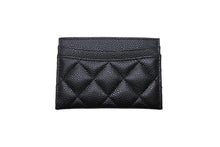 画像をギャラリービューアに読み込む, 新品未使用 CHANEL シャネル カードケース ココマーク キャビアスキン シリアルランダム ブラック ゴールド金具 中古 67035