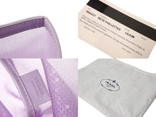 画像をギャラリービューアに読み込む, 極美品 PRADA プラダ トートバッグ ハンドバッグ スパンコール メッシュ イタリア製 1BG417 パープル ブラック 中古 67045