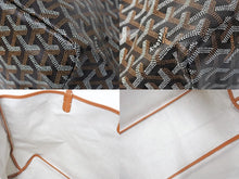 画像をギャラリービューアに読み込む, 新品未使用品 GOYARD ゴヤール ハンドバッグ サン・ルイPM バッグ STLOUIPMLTY01CL03P ブラック ブラウン シルバー金具 中古 67061