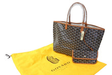 画像をギャラリービューアに読み込む, 新品未使用品 GOYARD ゴヤール ハンドバッグ サン・ルイPM バッグ STLOUIPMLTY01CL03P ブラック ブラウン シルバー金具 中古 67061