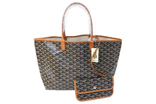 画像をギャラリービューアに読み込む, 新品未使用品 GOYARD ゴヤール ハンドバッグ サン・ルイPM バッグ STLOUIPMLTY01CL03P ブラック ブラウン シルバー金具 中古 67061