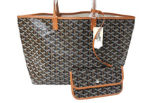 画像をギャラリービューアに読み込む, 新品未使用品 GOYARD ゴヤール ハンドバッグ サン・ルイPM バッグ STLOUIPMLTY01CL03P ブラック ブラウン シルバー金具 中古 67061