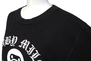 CHROME HEARTS × A BATHING APE クロムハーツ アベイシングエイプ 半袖Ｔシャツ サイズS ベイビーマイロ ブラック 美品 中古 67076