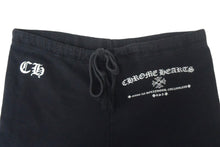 画像をギャラリービューアに読み込む, ChromeHearts クロムハーツ ロゴプリント スウェットロングパンツ ダガー 95024 コットン ブラック サイズXL 良品 中古 67077
