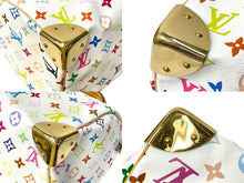 画像をギャラリービューアに読み込む, 極美品 LOUIS VUITTON ルイヴィトン ハンドバッグ スピーディ30 村上隆 M92643 PVC レザー ホワイト マルチカラー 中古 67078