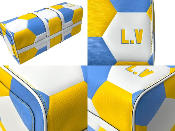 LOUIS VUITTON ルイヴィトン キーポル バンドリエール50 ボストンバッグ 2018 FIFA WORLD CUP ウクライナカラー 美品 中古 67083