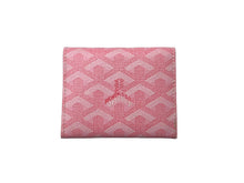 画像をギャラリービューアに読み込む, 極美品 GOYARD ゴヤール マリニー ウォレット コインケース 小銭入れ カードケース PVC レザー ピンク シルバー金具 中古 67085