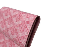 画像をギャラリービューアに読み込む, 極美品 GOYARD ゴヤール マリニー ウォレット コインケース 小銭入れ カードケース PVC レザー ピンク シルバー金具 中古 67085