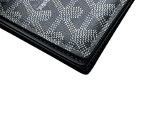画像をギャラリービューアに読み込む, 極美品 GOYARD ゴヤール マルゼルブ カードケース ヘリンボーン柄 グレー ゴヤールディンキャンバス カーフスキン 中古 67087