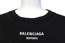 Load image into Gallery viewer, BALENCIAGA バレンシアガ World Food Programme WFP 半袖Ｔシャツ サイズM 541874 コットン ブラック 18AW 美品 中古 67090