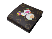 画像をギャラリービューアに読み込む, 新品同様 LOUIS VUITTON ルイヴィトン 村上隆 コラボ 二つ折り財布 M61666 ポルトフォイユマルコ モノグラムパンダ 中古 67117
