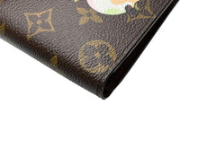 画像をギャラリービューアに読み込む, 新品同様 LOUIS VUITTON ルイヴィトン 村上隆 コラボ 二つ折り財布 M61666 ポルトフォイユマルコ モノグラムパンダ 中古 67117