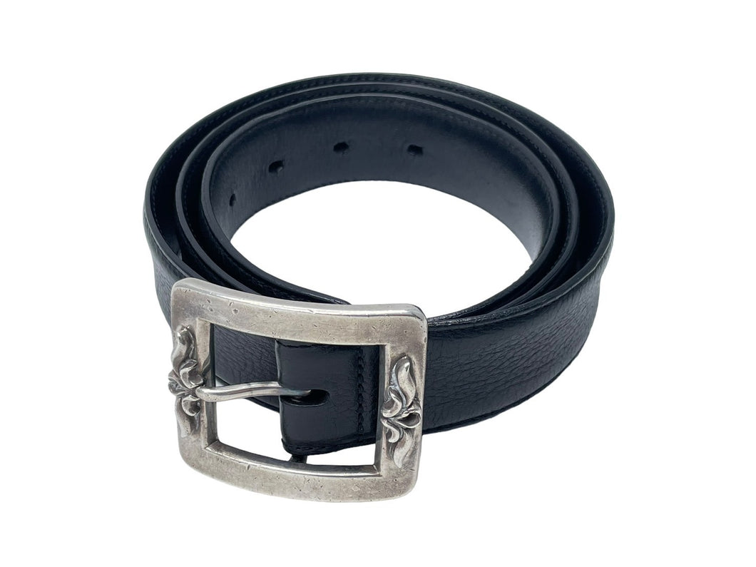 CHROME HEARTS クロムハーツ BLT OTJ フィリグリー OTJレザー ベルト シルバー925 ブラック サイズ 38 美品 中古  67118 – Casanova Vintage