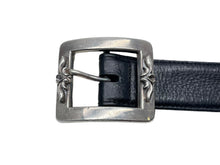 画像をギャラリービューアに読み込む, CHROME HEARTS クロムハーツ BLT OTJ フィリグリー OTJレザー ベルト シルバー925 ブラック サイズ 38 美品 中古 67118