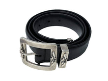 画像をギャラリービューアに読み込む, CHROME HEARTS クロムハーツ BLT OTJ フィリグリー OTJレザー ベルト ブラック シルバー925 レザー サイズ38 美品 中古 67119