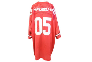 FUBU フブ ゲームシャツ フットボールシャツ ヴィンテージ サイズXXXL ポリエステル レッド ホワイト 美品 中古 67125