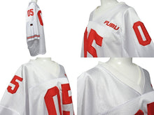 Load image into Gallery viewer, FUBU THE COLLECTION フブ ゲームシャツ ホッケーシャツ サイズXXXL ポリエステル レッド ホワイト メッシュ 美品 中古 67134