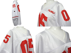 FUBU THE COLLECTION フブ ゲームシャツ ホッケーシャツ サイズXXXL ポリエステル レッド ホワイト メッシュ 美品 中古 67134