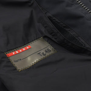 PRADA SPORTS プラダ スポーツ パデットベスト SGV144 サイズ48 ラバーパッチ ブラック レッド ヴィンテージ 美品 中古 4a006714