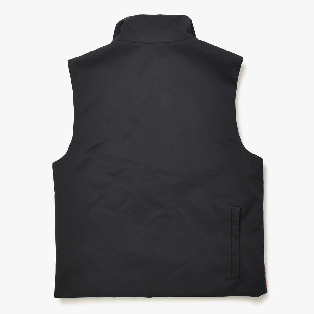 PRADA SPORTS プラダ スポーツ パデットベスト SGV144 サイズ48 ラバーパッチ ブラック レッド ヴィンテージ 美品 中古 4a006714