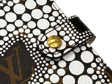 画像をギャラリービューアに読み込む, LOUIS VUITTON ルイ ヴィトン アジェンダー 12SS 草間彌生 R21131 モノグラム キャンバス ホワイト ブラウン 美品 中古 67141